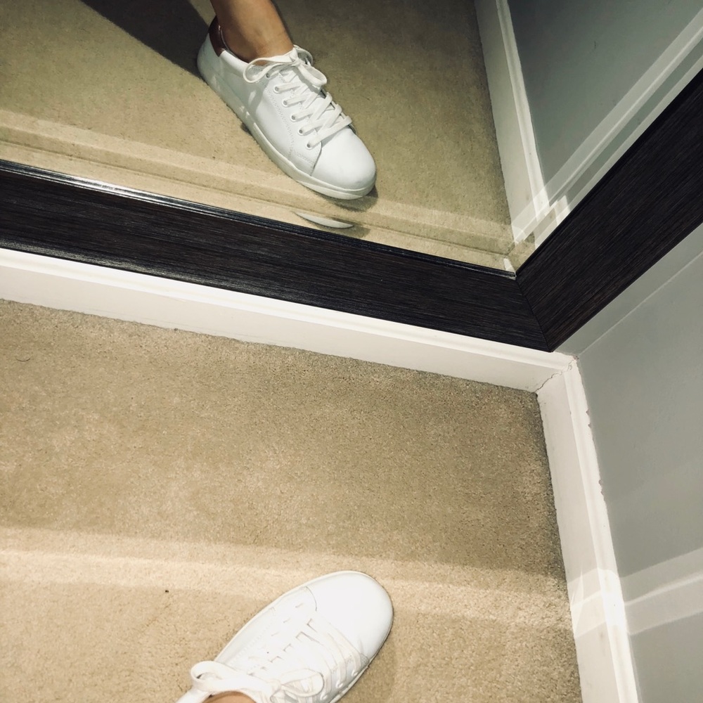 White fashion sneaker